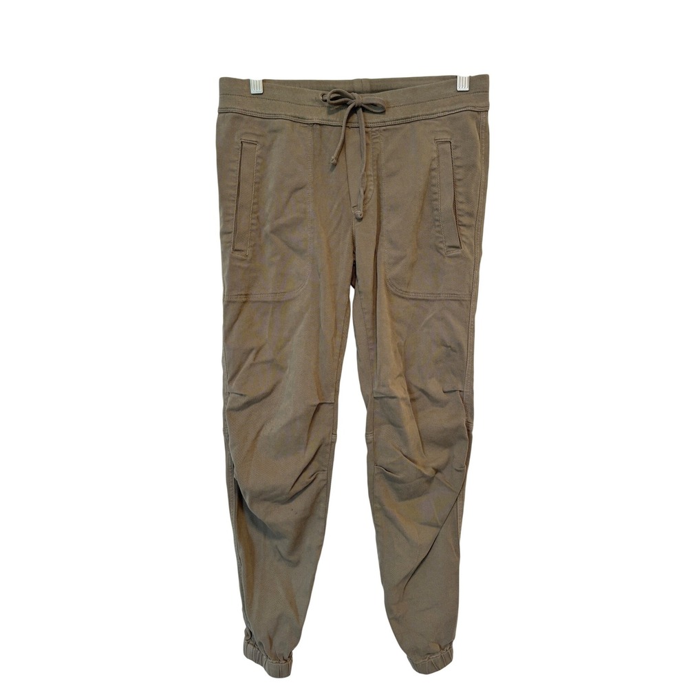 Standard James Perse Soft Drape Utility Jogger Pants Taupe Brown Casual 0 - Picture 1 of 5